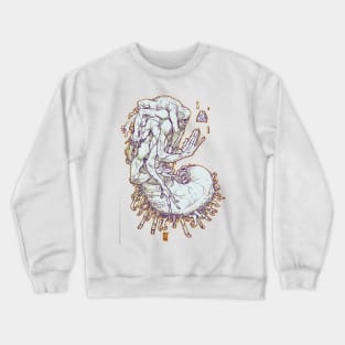 Praying Milipede (Color) Crewneck Sweatshirt